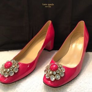 Pink Patent Leather Kate Spade shoes